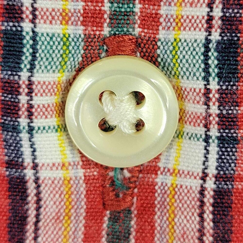 Polo Ralph Lauren Blake Shirt Men's Medium Red Christmas Plaid LS Button Up - Picture 5 of 11